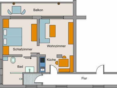 Holiday apartment Ferienwohnung Nr. 4 "Geroldsee" - Features photo 19