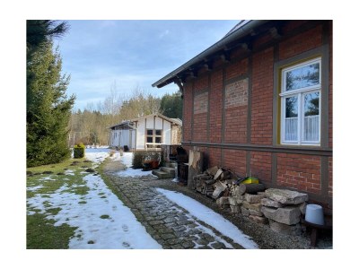 Holiday apartment Übernachten im Bahnhof Paulinzella mit Sauna - Outdoor photo 8