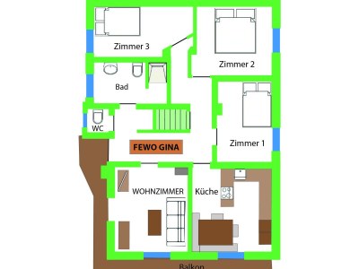 Apartment Ferienwohnung Gina - Features photo 31