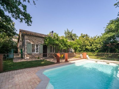 Villa Steinhaus in St Denis mit Pool & Aussicht in Aude - Villa
