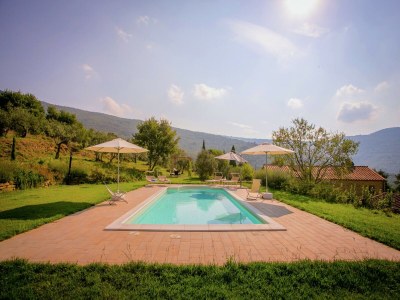 Villa Villa in Cortona mit Pool und Chiana Aussicht - Outdoor photo 3