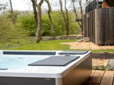 Holiday park Beautiful lodge with wellness - Outdoor photo 22