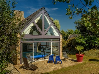 Holiday house Spacious holiday home with heated indoor pool - Outdoor photo 8