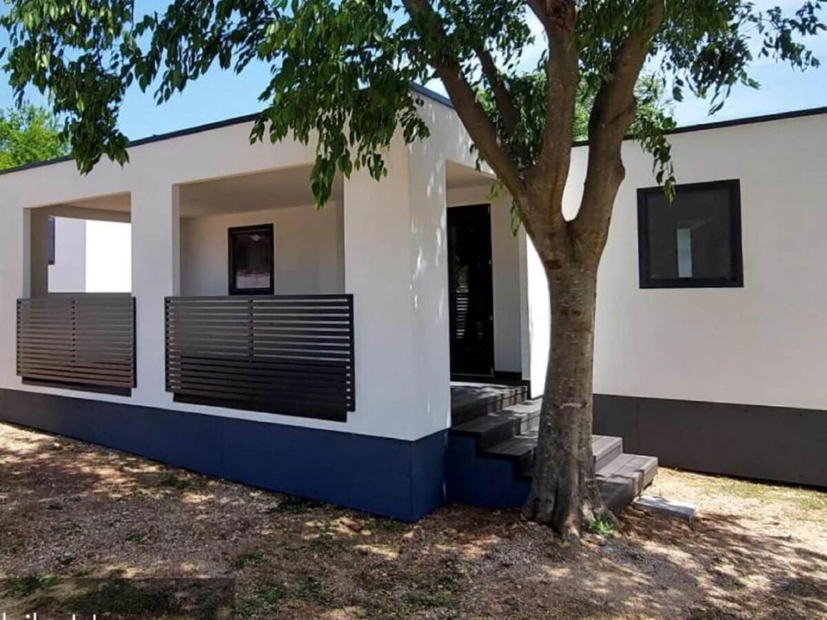 caravan Mobile home in Drage with garden - Outdoor photo 3