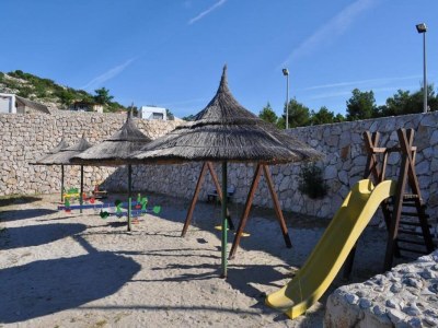 caravan Mobile home in Drage with garden - Outdoor photo 31