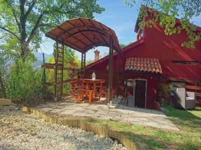 Villa Geräumige Villa in Fabriano mit Swimmingpool - Outdoor photo 8