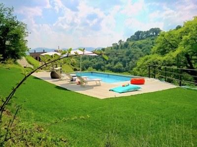 Villa Geräumige Villa in Fabriano mit Swimmingpool - Outdoor photo 11