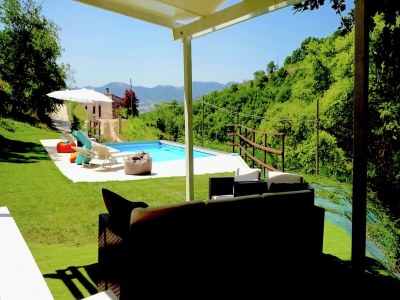 Villa Geräumige Villa in Fabriano mit Swimmingpool - Outdoor photo 15