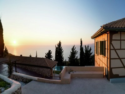 Villa Charming, warm vacation home, private pool, privacy and seaview, west Lefkas - Outdoor photo 14
