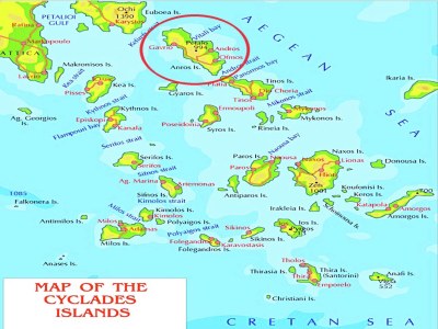 Villa Comfortable Villa near Sea in Andros - Outdoor photo 40