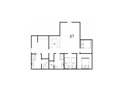 Holiday house 8 Personen Ferienhaus in Nørre Nebel-By Traum - Document photo 40
