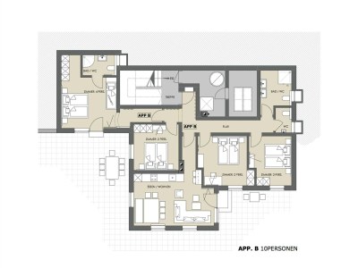 Apartment Luxurious apartment with terrace - Outdoor photo 40