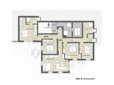 Apartment Luxurious apartment with terrace - Outdoor photo 41