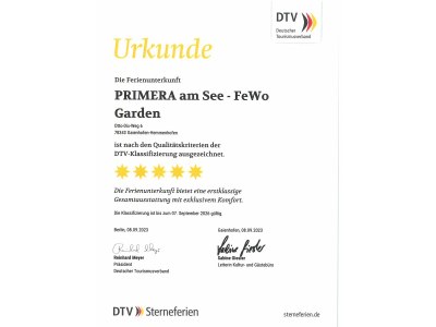 Holiday apartment Ferienwohnung PRIMERA am See - Garden - Document photo 16