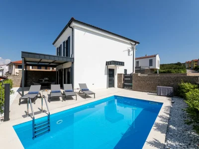 Villa Villa Bella with pool in Klimno - Villa