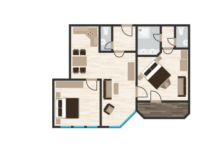 Apartment Appartement-Wohnung Smaragd - 2 Schlafräume - Features photo 23