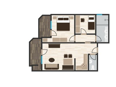 Apartment Appartement-Wohnung Bernstein - 2 Schlafräume in Mittelberg - Apartment