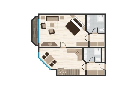 Apartment Appartement-Wohnung Rubin - 2 Schlafräume - Features photo 29