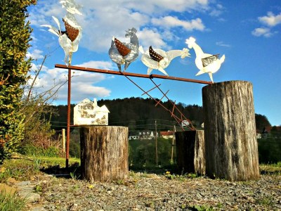 Apartment Ferienwohnung am Künstler-Bauernhof | ab 3 Nächte - Outdoor photo 22