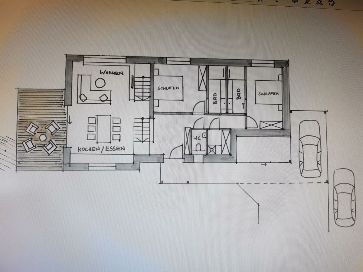 Apartment Ferienhaus, 2 Bäder, 2 WCs, Sauna, ruhig - Outdoor photo 4