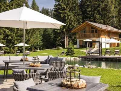 Chalet Nice chalet in Wölting with natural swimming pond - Outdoor photo 16