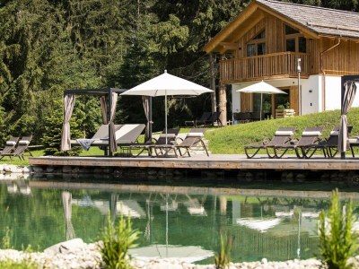 Chalet Nice chalet in Wölting with natural swimming pond - Outdoor photo 32
