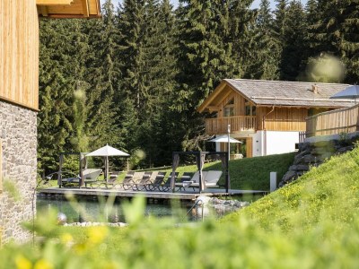 Chalet Nice chalet in Wölting with natural swimming pond - Outdoor photo 37