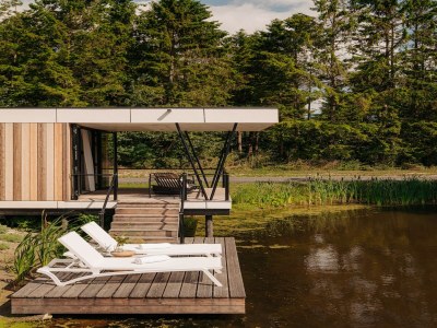 Holiday park Water Lodge in Netherlands with Terrace Access - Outdoor photo 3