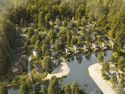 Holiday park Water Lodge in Netherlands with Terrace Access - Outdoor photo 27