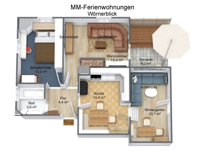 Holiday apartment Ferienwohnung Wörnerblick - Document photo 41