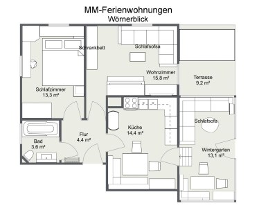 Holiday apartment Ferienwohnung Wörnerblick - Document photo 42