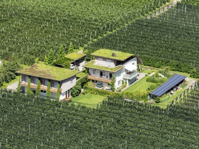 Holiday apartment Rot at the Sandwiesen-Hof in Gargazon - Holiday apartment