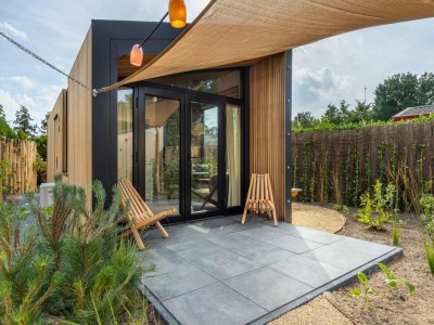 Holiday park Wellness Cabin in Netherlands with Outdoor Spa - Holiday park