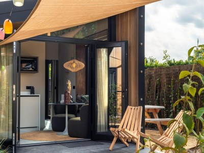 Holiday park Wellness Cabin in Netherlands with Outdoor Spa - Outdoor photo 2