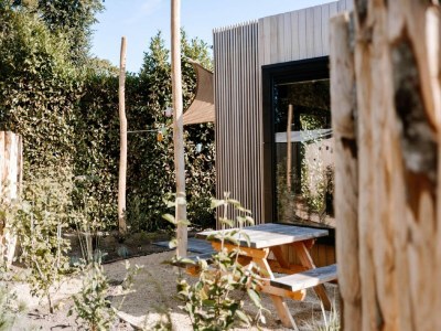 Holiday park Wellness Cabin in Netherlands with Outdoor Spa - Outdoor photo 4