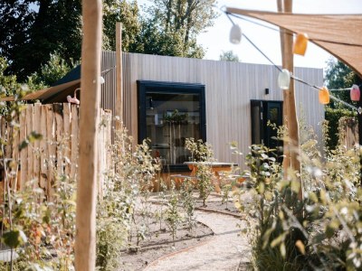 Holiday park Wellness Cabin in Netherlands with Outdoor Spa - Outdoor photo 6