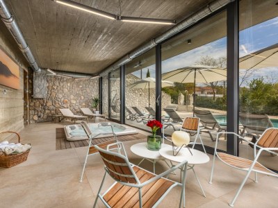 Villa Villa JERINI with a 50m2 heated saltwater pool and wellness Jacuzzi nearby - Outdoor photo 14