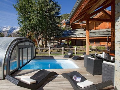 Chalet Chalet in Les Deux Alpes mit Pool - Outdoor photo 4
