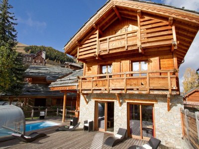 Chalet Chalet in Les Deux Alpes mit Pool - Outdoor photo 6