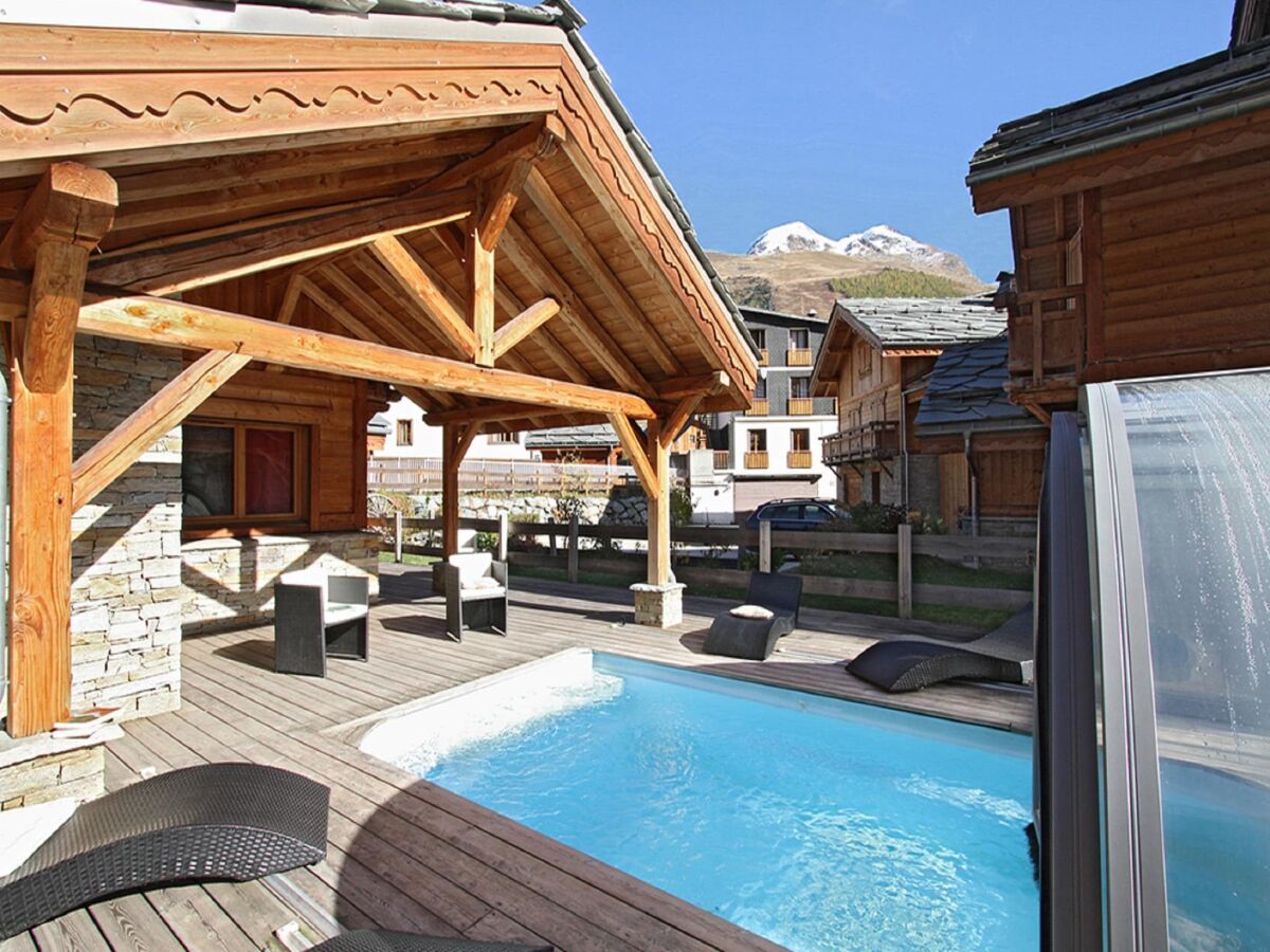 Chalet Chalet in Les Deux Alpes mit Pool - Outdoor photo 2