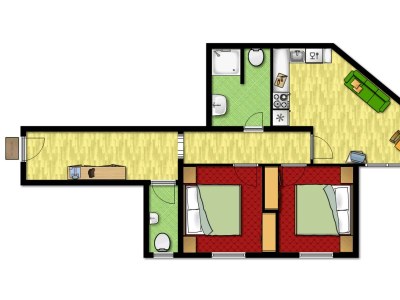 Apartment Wohnung 4  Pers./2 Schlafräume/DU/WC - Features photo 22