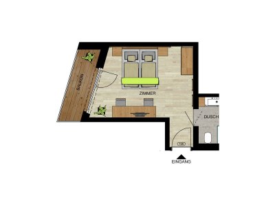 Holiday room Doppelzimmer 2, Dusche oder Bad, WC - Features photo 27