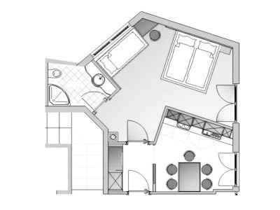 Apartment "TOP 2" (2-3 Pers.)/1 Schlafraum - Features photo 15