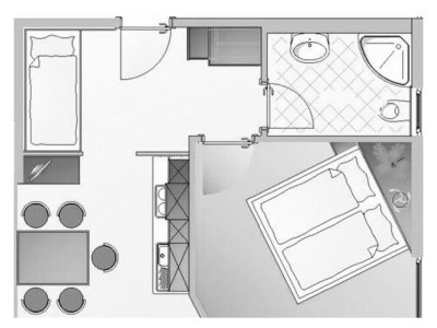 Apartment "TOP 3" (2-3 Pers.)/1 Schlafraum - Features photo 13