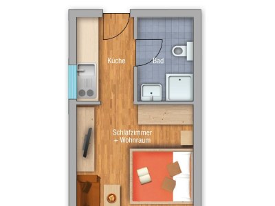 Apartment TYP 5 - Studio/2 Pers. - Features photo 8