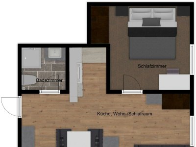 Apartment FEWO 2-4 Pers./1 Schlafraum/Dusche, WC/ 3+4 - Features photo 20