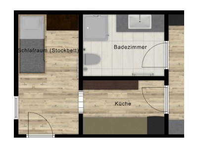 Apartment FEWO 2-4 Pers./1 Wohn-Schlafraum/Dusche, WC/5+6 - Features photo 15