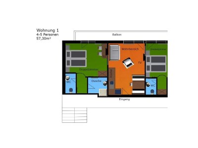 Apartment Wohnung 1/2-5 Pers, 2 Schlafräume - Features photo 18