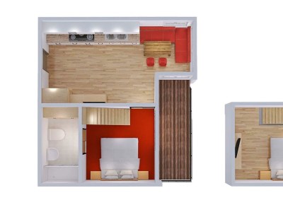 Apartment Typ 402 Adlerhorst/2 Schlafräume/DU/WC - Features photo 21