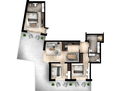 Holiday room Studio, Dusche, WC - Features photo 94